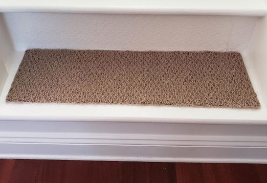 Diy Stair Carpet Remnant Treads Finished