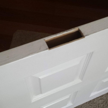 Hollow Core Door Loose Hinge Repair