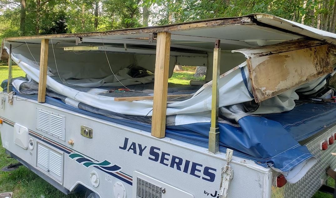 How To Repair A PopUp Camper’s Roof Side Wall Boards So Easily