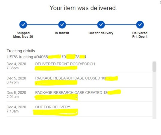 usps tracking package stuck